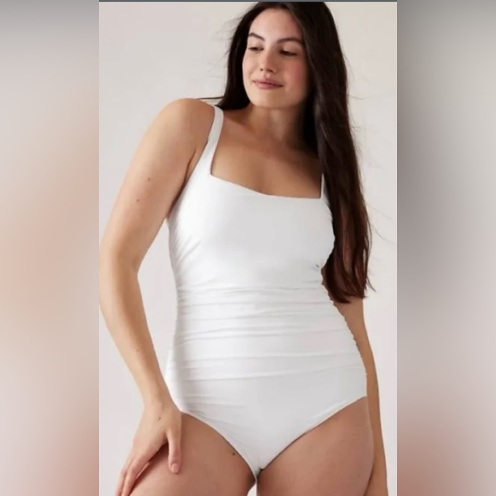 Athleta square neck swimsuit